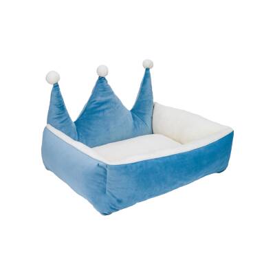 Pet Comfort Queen Kedi/Köpek Yatağı, Mavi 55x45cm - 2