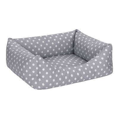 Pet Comfort Uniform Gri Puantiyeli Kedi ve Köpek Yatağı S 50x40cm - 2