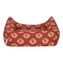 Pet Comfort Uniform Kiss Tarçın-Bej Kedi ve Köpek Yatağı M 60x50cm - 3