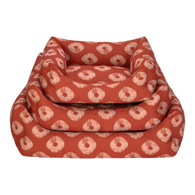 Pet Comfort Uniform Kiss Tarçın-Bej Kedi ve Köpek Yatağı M 60x50cm - 4