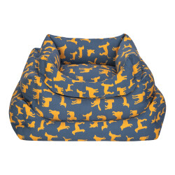 Pet Comfort Uniform Lacivert-Sarı Kedi ve Köpek Yatağı M 60x50cm - 4