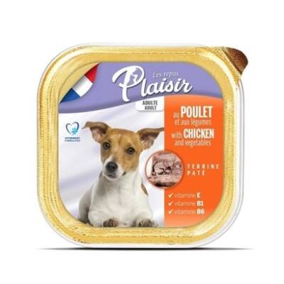Plaisir Pate Ezme Tavuk Etli Yetişkin Köpek Konservesi 150 gr - 1