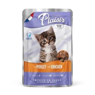 Plaisir Tavuklu Yavru Kedi Konservesi 100 gr - 1