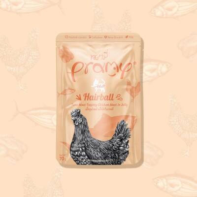 Pramy Hairball Kıl Yumağı Önleyici Ton Balıgı Ve Tavuklu Yetişikin Kedi Konserve Maması 70 gr - 1