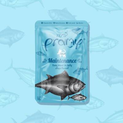 Pramy Strerilizied Probiyotik İçerikli Kısırlaştırılmış Ton Balıklı Yetişikin Kedi Konserve Maması 70 gr - 1