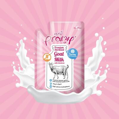 Pramy Yavru Kediler İçin Kolostrum ve Taurinli Keçi Sütü 60 gr - 1