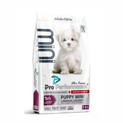 Pro Performance Mini Irk Kuzulu ve Yaban Mersinli Yavru Köpek Maması 7 Kg - 1