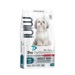 Pro Performance Mini Irk Somonlu ve Yaban Mersinli Yetişkin Köpek Maması 7 Kg - Properformance