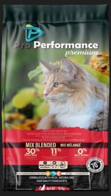Pro Performance Premium Blended Mix Tavuk Biftek Karidesli Yetişkin Kedi Maması 15 kg - 1