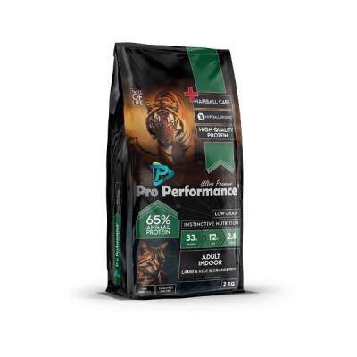 Pro Performance Ultra Premium Indoor Kuzulu ve Pirinçli Yetişkin Kedi Maması 2 kg - 1