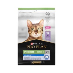 Pro Plan +7 Yaş İçin Hindili Kısırlaştırılmış Yaşlı Kedi Maması 3 kg - Pro Plan