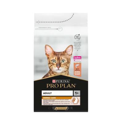 Pro Plan Derma Plus (Elegant Adult) Tüy Yumağı Kontrolü Somonlu Kedi Maması 3 kg - 1