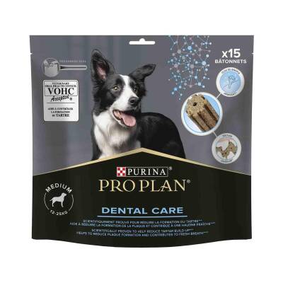 Pro Plan Medium Breed Dental Care Orta ve Büyük Irk Köpekler İçin Diş Sağlığı Ödülü 15 Parça 345 gr - 1