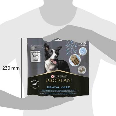 Pro Plan Medium Breed Dental Care Orta ve Büyük Irk Köpekler İçin Diş Sağlığı Ödülü 15 Parça 345 gr - 2
