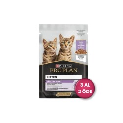 Pro Plan Pouch Sos İçinde Hindili Yavru Kedi Konservesi 85 gr 3 Al 2 Öde - Pro Plan