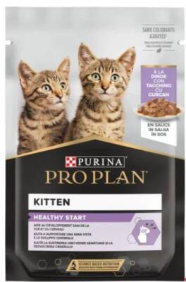 Pro Plan Pouch Sos İçinde Hindili Yavru Kedi Konservesi 85 gr X 26 Adet - 1