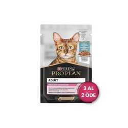 Pro Plan Pouch Sos İçinde Okyanus Balıklı Yetişkin Kedi Konservesi 85 gr 3 Al 2 Öde - Pro Plan