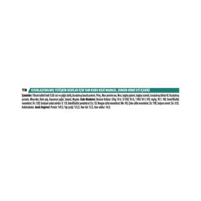 Pro Plan Sterilised Kısırlaştırılmış Kediler İçin Hindi Etli Kedi Maması 10 kg - 3