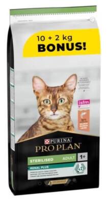 Pro Plan Sterilised Kısırlaştırılmış Kediler İçin Somonlu Kedi Maması 10 kg + 2 kg - 1