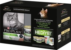 Pro Plan Sterilised Kısırlaştırılmış Kediler İçin Somonlu Kedi Maması 1,5 kg + Adet Konserve Hediyeli Paket - 2