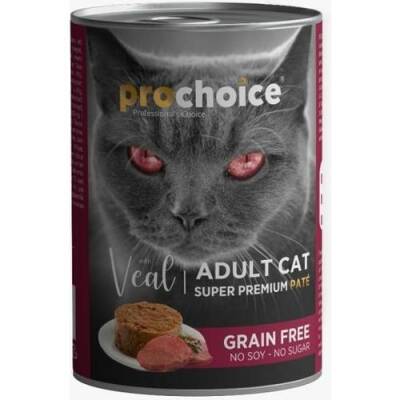 ProChoice Dana Etli Tahılsız Ezme Yetişkin Kedi Konservesi 400 gr - 1