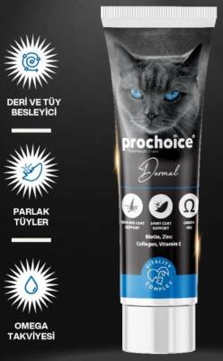 ProChoice Dermal Kedilerde Deri ve Tüy Sağlığı İçin Biyotin içerikli Paste 100 ml - 1