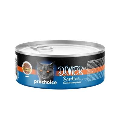 ProChoice Döner Bites Sos İçinde Sardalya Balıklı Yetişkin Kedi Konservesi 70 Gr - 1