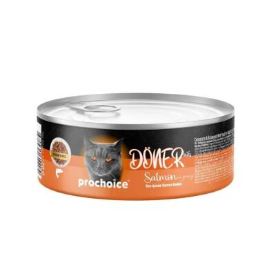 ProChoice Döner Bites Sos İçinde Somon Balıklı Yetişkin Kedi Konservesi 70 Gr - 1