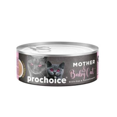 ProChoice Mousse Anne ve Bebek Kediler İçin Yavru Kedi Konservesi 80 Gr - 1
