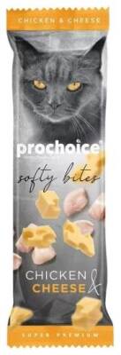 Prochoice Soft Bites Tavuk ve Peynirli Yumuşak Kedi Ödülü 10 gr - 1