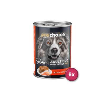 Prochoice Somonlu Tahılsız Yetişkin Köpek Konservesi 400 gr X 6 Adet - 1