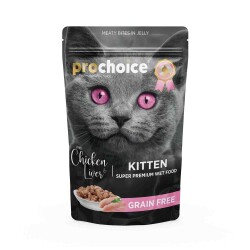 ProChoice Tavuk Ciğerli Yavru Kedi Konservesi 85 gr - 1