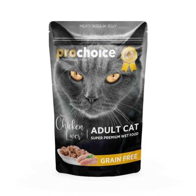 ProChoice Tavuklu Ciğerli Yetişkin Kedi Maması 85 gr - 1