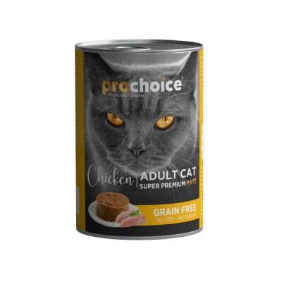 ProChoice Tavuklu Pate Konserve Yetişkin Kedi Maması 400 gr - 1