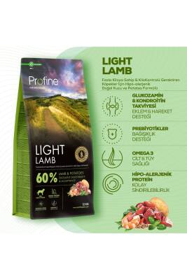Profine Hipoalerjenik Light Kilo Kontrolü Kuzulu Yetişkin Köpek Maması 12kg - 2