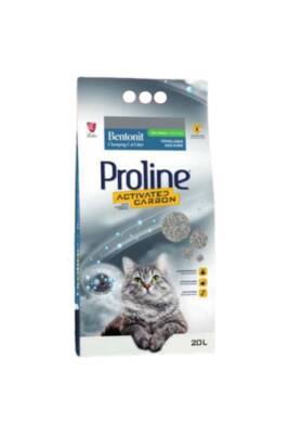 Proline Aktif Karbonlu İnce Taneli Topaklanan Bentonit Kedi Kumu 20 lt - 2