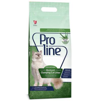Proline Aloe Veralı İnce Topaklaşan Bentonit Kedi Kumu 10 lt - 1