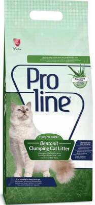 Proline Aloe Veralı İnce Topaklaşan Bentonit Kedi Kumu 5 lt - 1