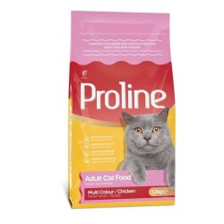 Proline Renkli Taneli Tavuklu Yetişkin Kedi Maması 1,2 kg - Proline