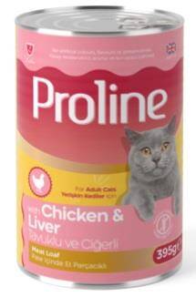 Proline Tavuklu Ciğerli Pate Ezme Yetişkin Kedi Konservesi 400 gr - 1