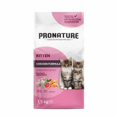 Pronature Tavuklu ve Pirinçli Yavru Kedi Maması 1,5 kg - 1