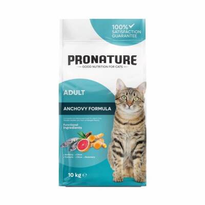 Pronature Hamsili ve Pirinçli Yetişkin Kedi Maması 10 kg - 1