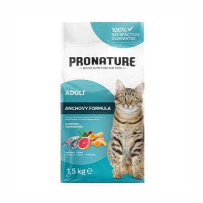 Pronature Hamsili ve Pirinçli Yetişkin Kedi Maması 1,5 kg - 1