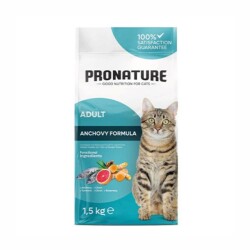 Pronature Hamsili ve Pirinçli Yetişkin Kedi Maması 1,5 kg - 2