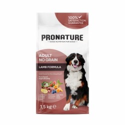 Pronature Hypo-allergenic Küçük Irk Kuzulu Ve Enginarlı Tahılsız Yetişkin Köpek Maması 1,5 kg - Pronature