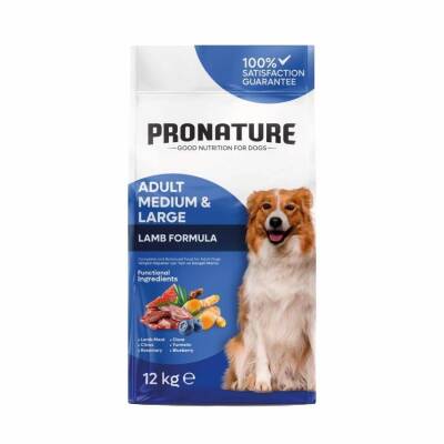 Pronature Kuzu Etli Pirinçli Yetişkin Köpek Maması 10 Kg + 2 Kg Bonus Paket - 1