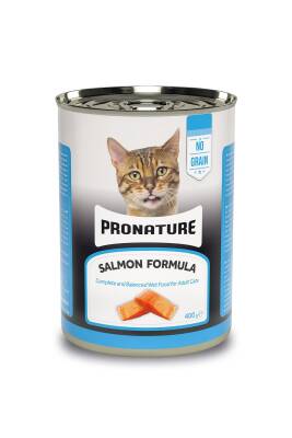 Pronature Tahılsız Somonlu Ezme Yaş Kedi Maması 400 gr - 1