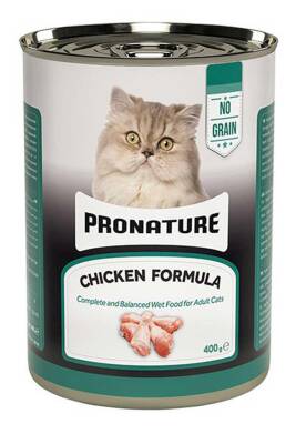 Pronature Tahılsız Tavuklu Ezme Yaş Kedi Maması 400 gr - 1