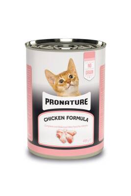 Pronature Tahılsız Tavuklu Yavru Yaş Kedi Maması 400 gr - 1