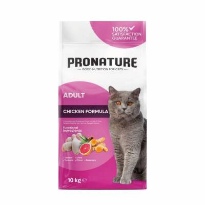 Pronature Tavuklu ve Pirinçli Yetişkin Kedi Maması 10 kg - 1